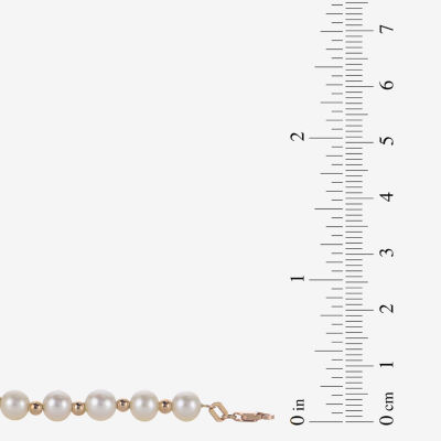 Womens White 18 Inch Strand Necklace
