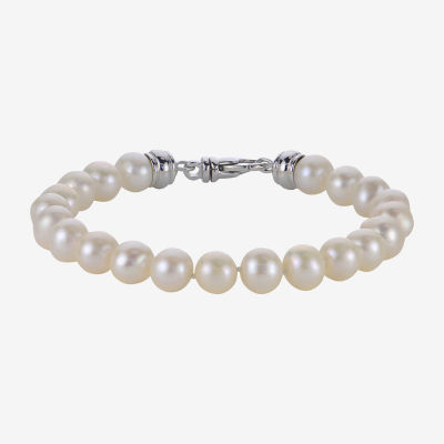 White Cultured Freshwater Pearl Strand Bracelets