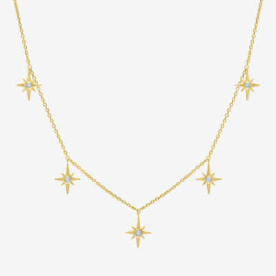 Diamond Addiction (G-H / Si2-I1) North Star Accent Lab Grown White 14K Gold Over Silver 2-pc. Jewelry Set