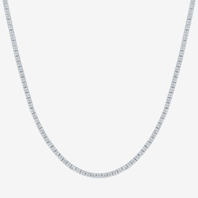 Diamond Addiction (G-H / I1-I2) Womens 2 CT. T.W. Lab Grown White Diamond Sterling Silver Tennis Necklaces