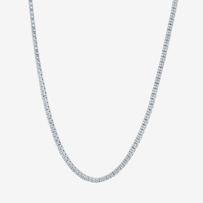 Diamond Addiction (G-H / I1-I2) Womens 2 CT. T.W. Lab Grown White Diamond Sterling Silver Tennis Necklaces