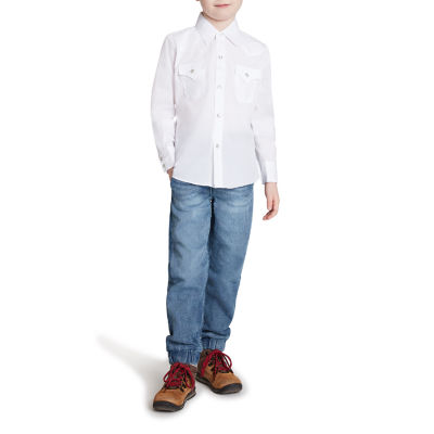 Ely Cattleman Toddler & Little Boys Long Sleeve Button-Down Shirt