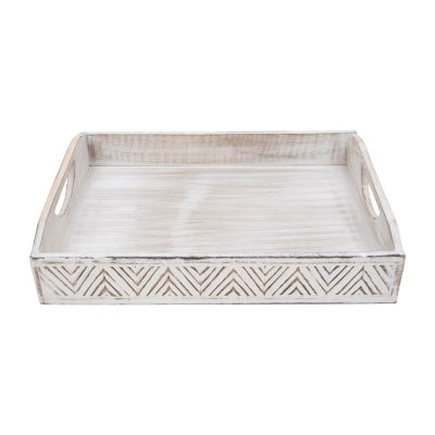 Northlight Chevron Display 2-pc. Decorative Tray