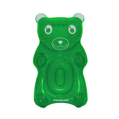 60in Green Gummy Bear Swimming Pool Float