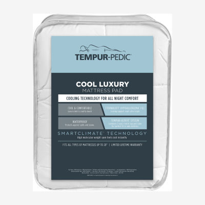 Tempur-Pedic Cool Luxury Waterproof Deep Pocket Mattress Pad