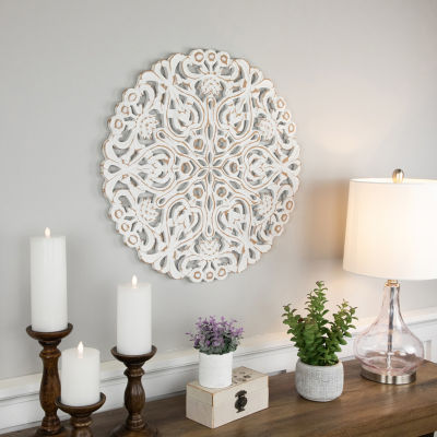 Northlight Round Damask Wall Art Sets