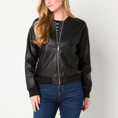 A.n.a Womens Faux Leather Midweight Motorcycle Jacket MainPlace Mall