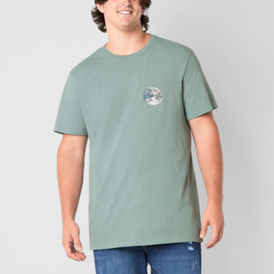 Arizona Big and Tall Mens Crew Neck Short Sleeve T-Shirt