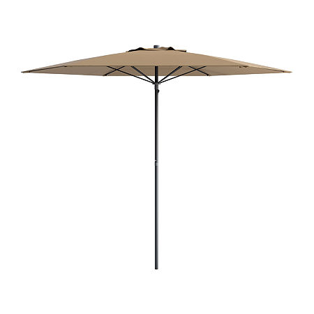 Wind Resistant Patio Umbrella, One Size, Brown