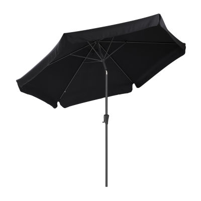 10FT Round Tilting Patio Umbrella and Base