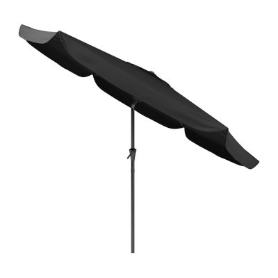 10FT Round Tilting Patio Umbrella and Base