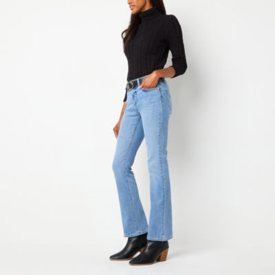 St. John's Bay Womens Mid Rise Bootcut Jean