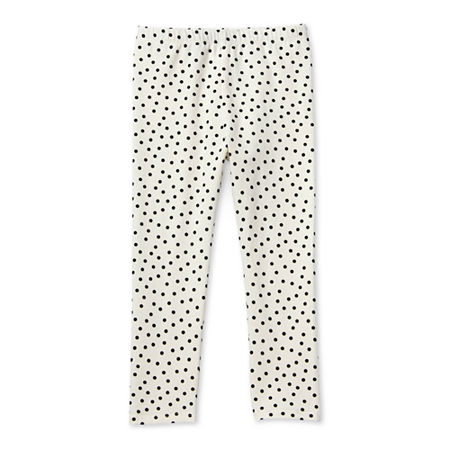 Okie Dokie Toddler & Little Girls Full Length Leggings, 2t, White