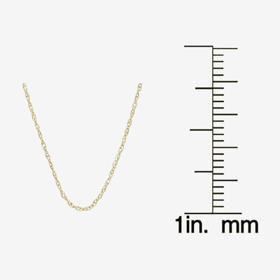 14K Gold 18 Inch Solid 1MM Link Chain Necklace