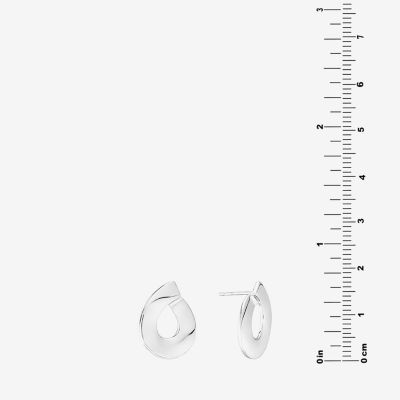 Womens Sterling Silver Drop Earrings