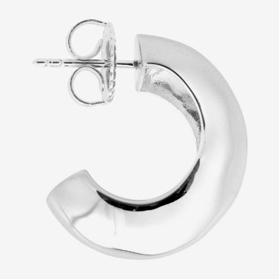 Sterling Silver 23.3mm Hoop Earrings