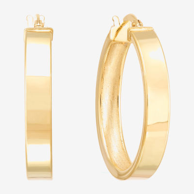 10K Gold 26mm Hoop Earrings