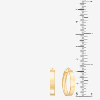 10K Gold 26mm Hoop Earrings