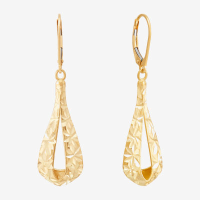 14K Gold Drop Earrings