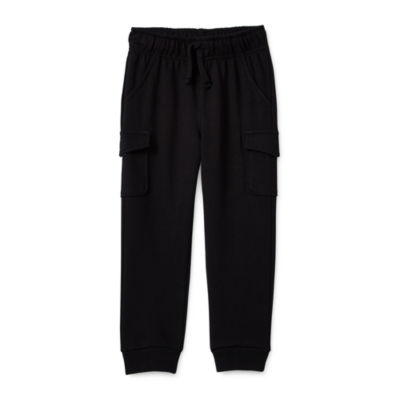 Okie Dokie Toddler Boys Tapered French Terry Cargo Pant