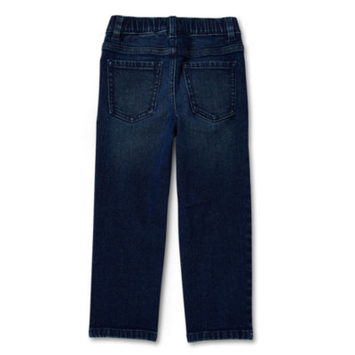 Okie Dokie Toddler & Little Boys Adjustable Waist Straight Leg Jean