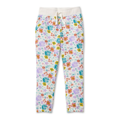 Okie Dokie Toddler & Little Girls Cuffed Fleece Jogger Pant