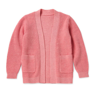 Okie Dokie Toddler & Little Girls Long Sleeve Cardigan