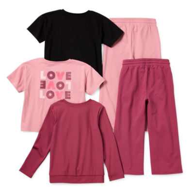 Okie Dokie Active Toddler & Little Girls 5-pc. Pant Set