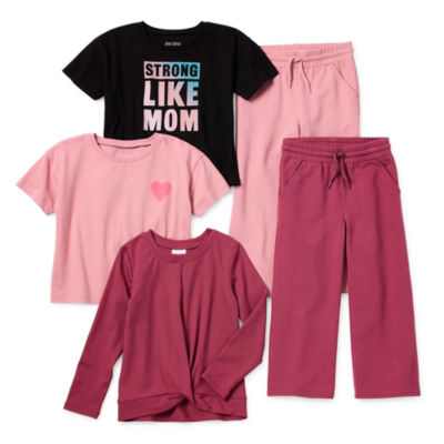 Okie Dokie Active Toddler & Little Girls 5-pc. Pant Set