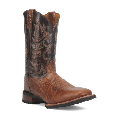 Laredo Mens Broken Bow Flat Heel Cowboy Boots Brazos Mall