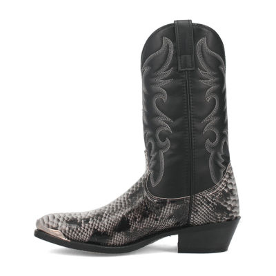 Laredo Mens Monty Block Heel Cowboy Boots