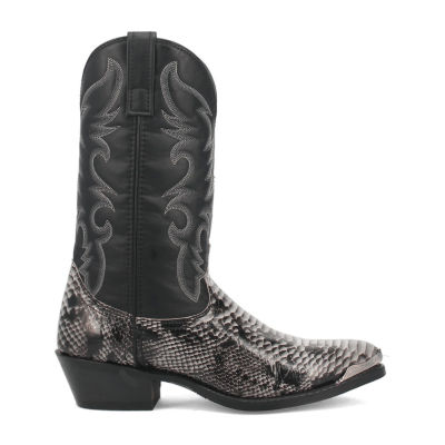 Laredo Mens Monty Block Heel Cowboy Boots