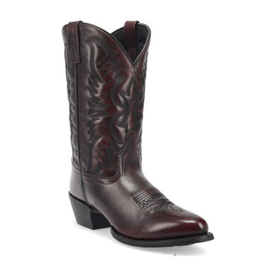 Laredo Mens Birchwood Flat Heel Cowboy Boots