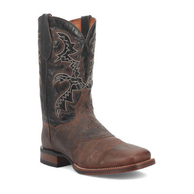 Dan Post Mens Franklin Flat Heel Cowboy Boots