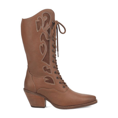 Dingo Womens San Miguel Stacked Heel Cowboy Boots