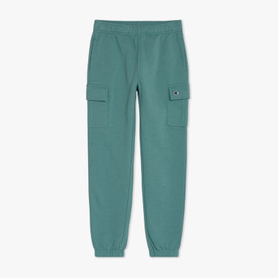 Champion Big Girls Mid Rise Cuffed Fleece Jogger Pant