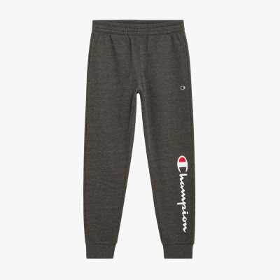 Champion Big Kid Boys Cuffed Mid Rise Regular Fit Fleece Jogger Pant
