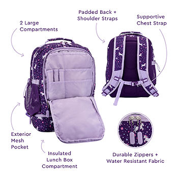 Bentgo Kids' 2-in-1 17 Backpack & Insulated Lunch Bag - Sports