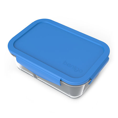 Bentgo Glass Food Container, One Size, Blue