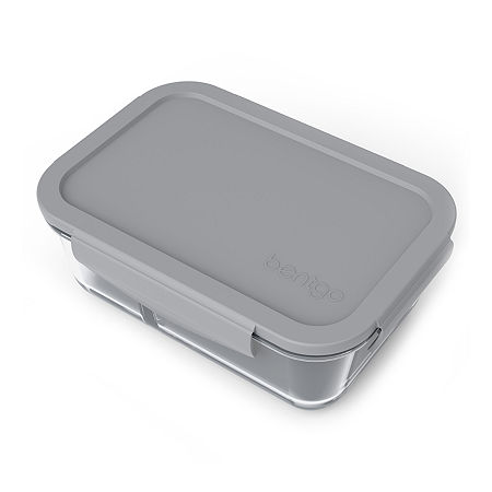 Bentgo Glass Food Container, One Size, Gray