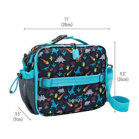 Bentgo Deluxe Dinosaur Insulated Lunch Bag, One Size, Blue