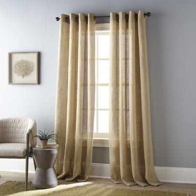 Stratford Park Bania Light-Filtering Grommet Top Single Curtain Panel