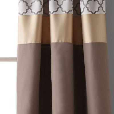 Stratford Park Mirza Rod Pocket Light-Filtering Set of 2 Curtain Panel