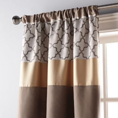 Stratford Park Mirza Rod Pocket Light-Filtering Set of 2 Curtain Panel