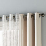 Stratford Park Cecily Sheer Grommet Top Set of 4 Curtain Panel