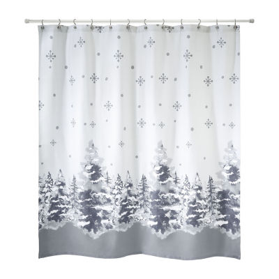 Avanti Silver Trees Shower Curtain, Color Silver JCPenney