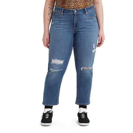 Levi's - Plus Womens Mid Rise Boyfriend Jean