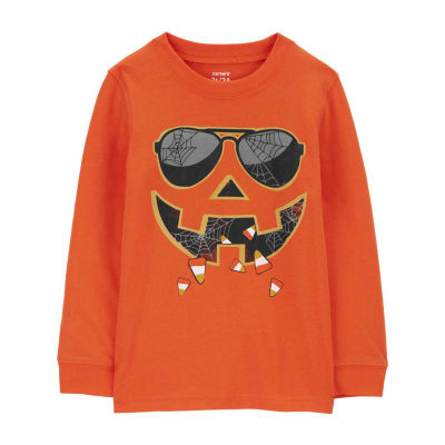 Carter's Toddler Boys Crew Neck Long Sleeve Graphic T-Shirt