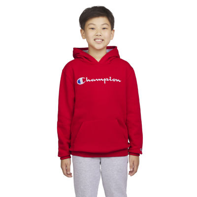 Champion Big Boys Embroidered Fleece Hoodie