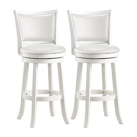 Swivel Bar Stool, One Size, White